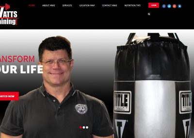 Solia Media Designed Website for Watts Training