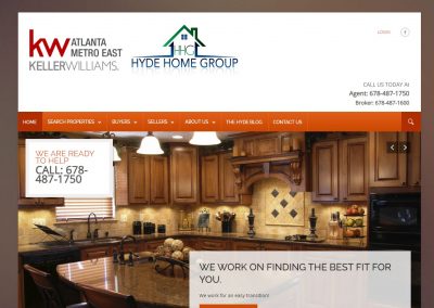 Solia Website for The Hyde Home Group – East Metro Atlanta