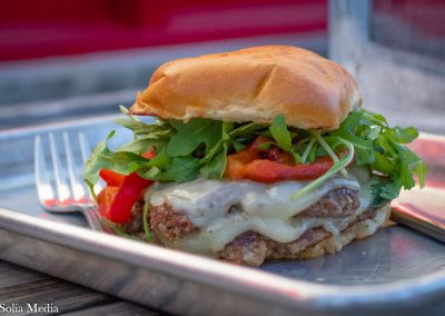 Solia Media Food Photography - Tin Plate Conyers Lambburger