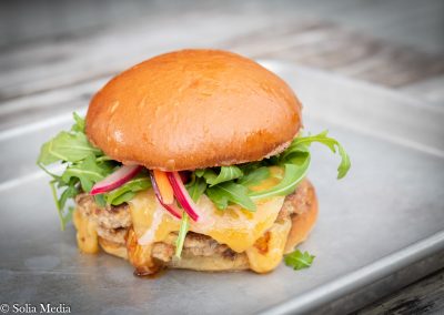 Solia Media Food Photography - Tin Plate Conyers - Pork Burger