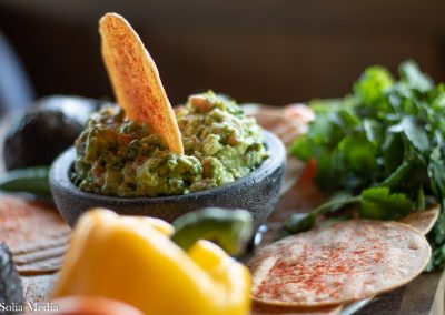 Solia Food Photography - Las Flores Olde Town Mex GUACAMOLE - Best in Conyers