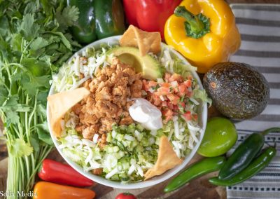 Solia Food Photography - Las Flores Olde Town Mex Taco Salad - Best in Conyers