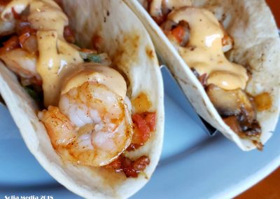 Las Flores Camaron (Grilled Shrimp Taco) - Solia Media Food Photography conyers covington and East Atlanta