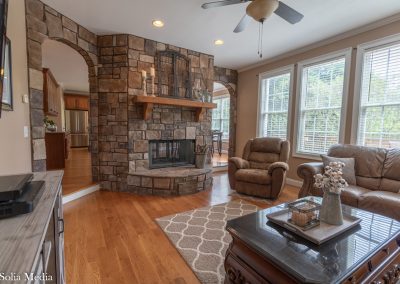 Family Room - Solia Media Real Estate Photos - 450 East End Road