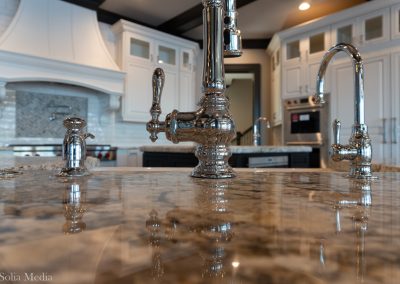 Preissless Design Interior Design - Lake Oconee property - kitchen fixtures - photography by Solia Media