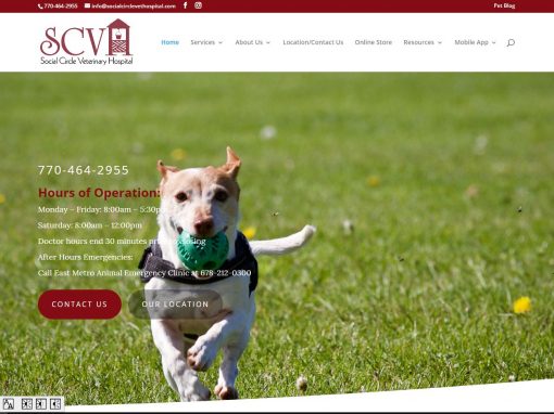Social Circle Veterinary Hospital – New Solia-Designed Website
