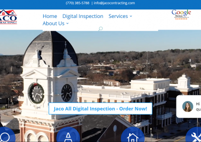 Solia Website for JACO Contracting, Covington and Savannah, GA