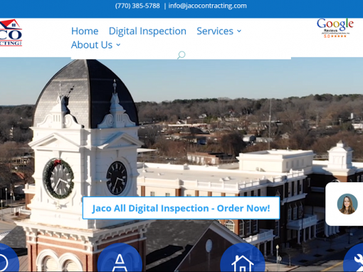 Solia Website for JACO Contracting, Covington and Savannah, GA