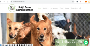Solia Media Revised Website for Smith Farms Boarding Kennels