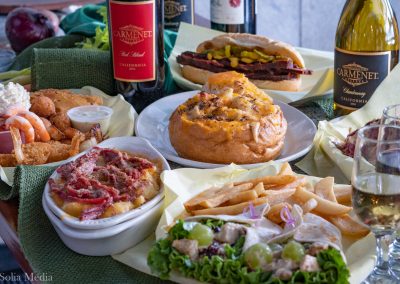 Table of Food - Celtic Tavern of Olde Town Conyers - Solia Media Food Photography