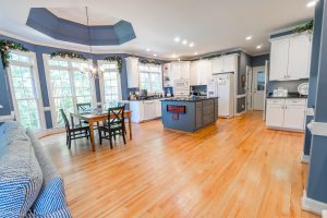 40 Highland Ridge, Oxford GA - Blue and White Kitchen- Solia Media Real Estate Photography