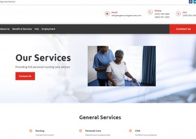 Solia Media Designs and Hosts New Website for Angie’s Nursing Services