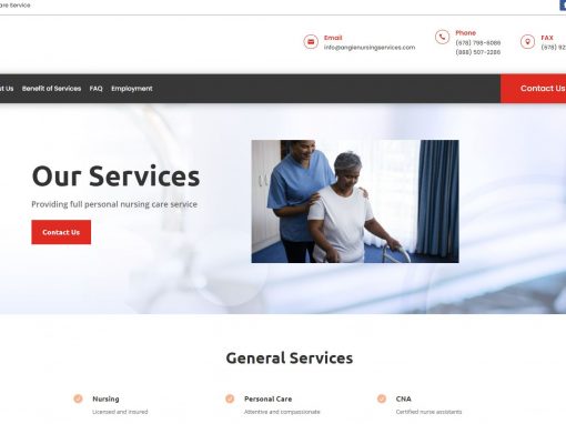 Solia Media Designs and Hosts New Website for Angie’s Nursing Services