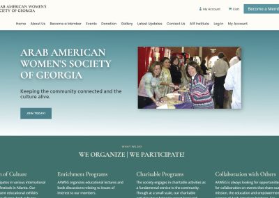 Solia Media Designs and Hosts New Website for the Arab American Women’s’ Association of Georgia!