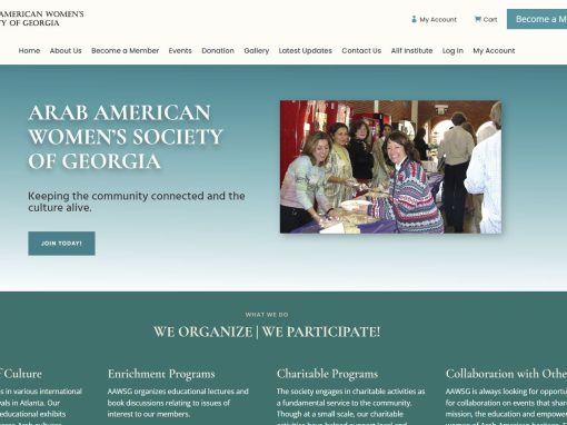 Solia Media Designs and Hosts New Website for the Arab American Women’s’ Association of Georgia!