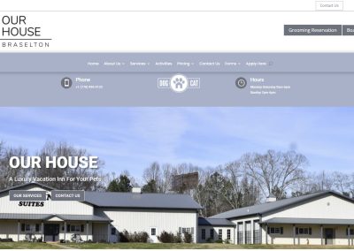 Solia Media Designs and Hosts New Website for Our House Braselton