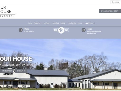 Solia Media Designs and Hosts New Website for Our House Braselton