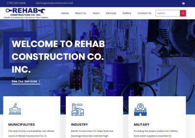 Solia Media Designs and Hosts New Website for REHAB Construction Co, Inc. of Georgia!