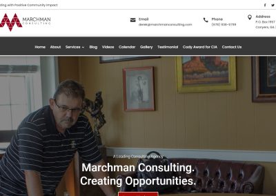 Solia Media Designs and Hosts New Website for Marchman Consulting