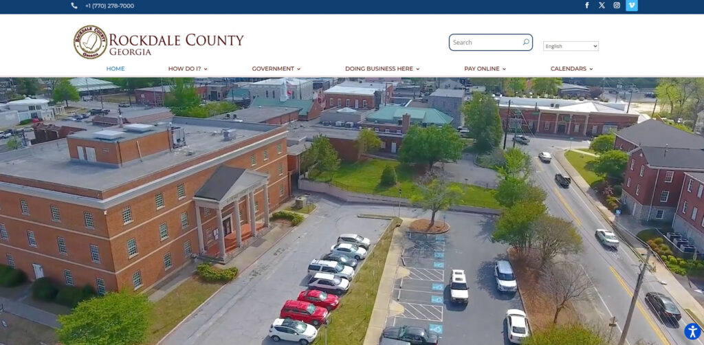 Rockdale County Website by Solia media