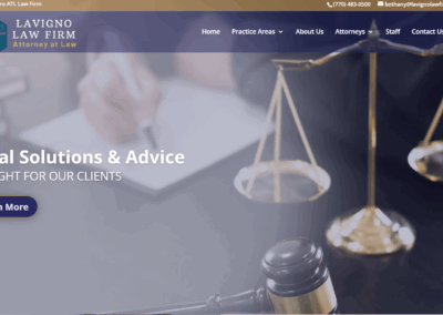 Lavigno Law Firm Website
