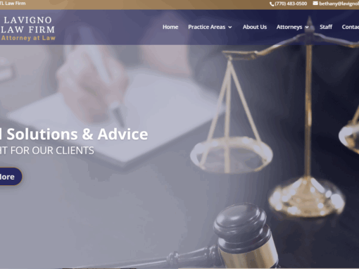 Lavigno Law Firm Website